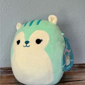 Squishmallows 8” Fuyuki Mint Green Squirrel Plush Stuffed Animal, BNWT